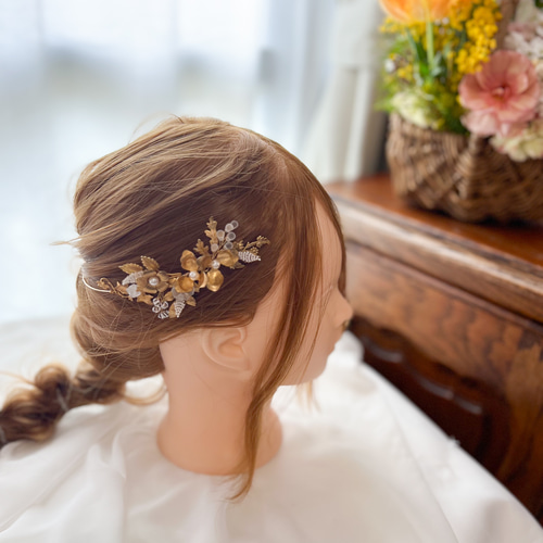 2024最新のスタイル ウェディング ブライダル 小枝アクセサリー ヘッド 結婚式 ヘアアクセサリー