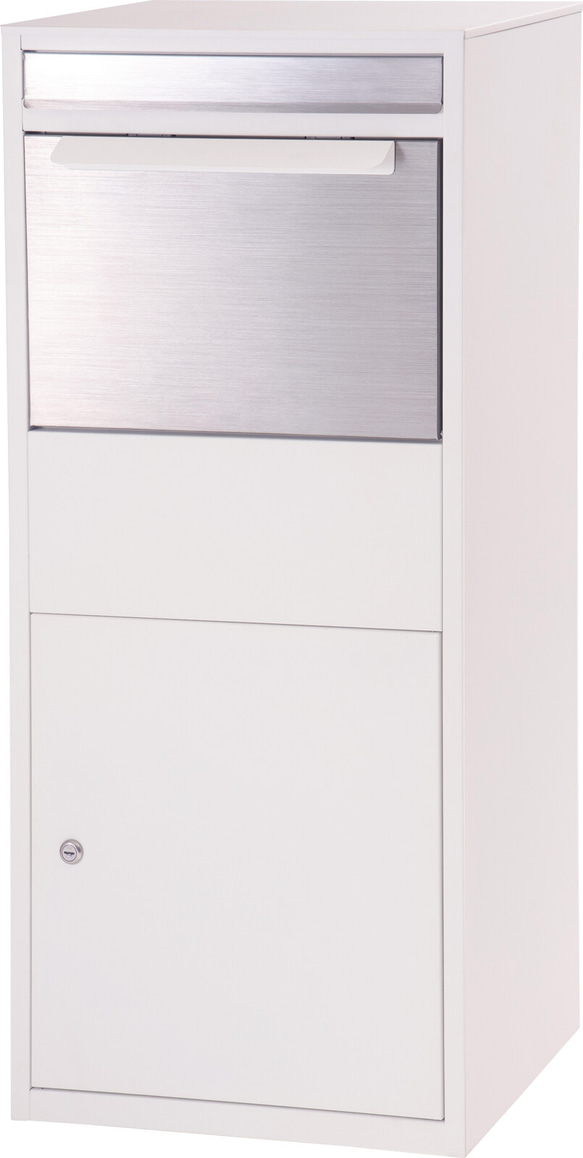 宅配ボックス おしゃれ ポスト付き 置き型 大容量 スタンドポスト 郵便