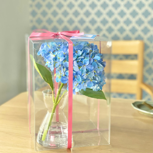 心潤う繊細な碧のグラデーション紫陽花一年中ずっと綺麗な紫陽花