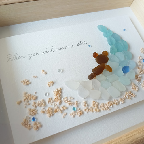 ＊シーグラスアート BOX＊ Amazon | シーグラスアートキット、17cm×17cm シーグラスアート