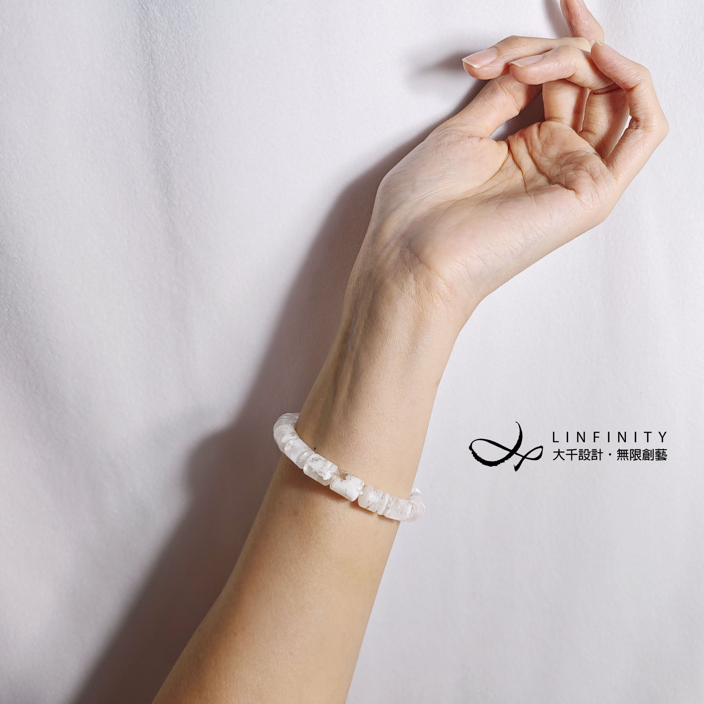 希少な最高級白髪水晶ゴーストクリスタルクリアビジョンファントムブレスレット限定版