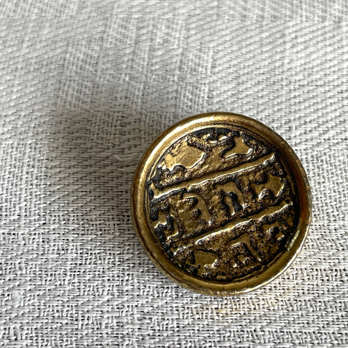 ボタン フランスヴィンテージ 金ボタン シャンク 19cle1-1 ボタン