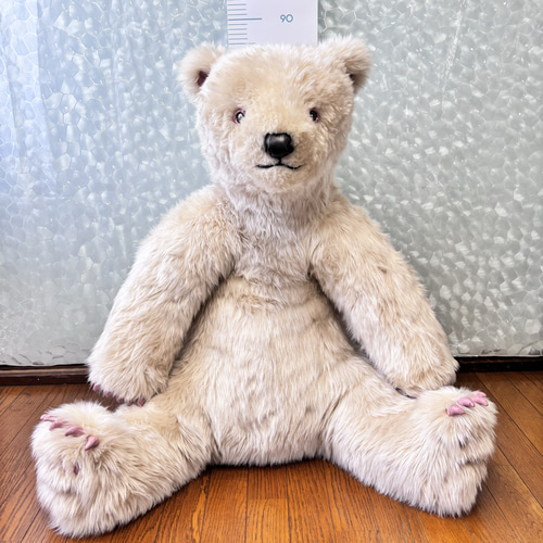 ホッキョクグマのぬいぐるみ 動物 生物 ぬいぐるみ リアルアニマルファミリー ホッキョクグマ