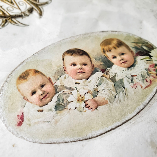 フランスアンティーク Bapteme バテム ドラジェボックス その他雑貨