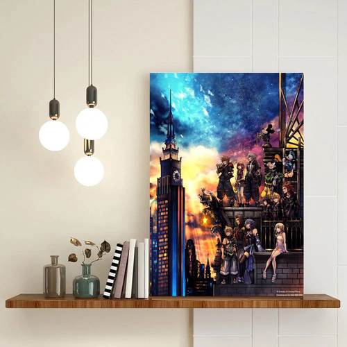 キングダム ハーツ/映画ポスター/室内装飾絵画/アニメポスター