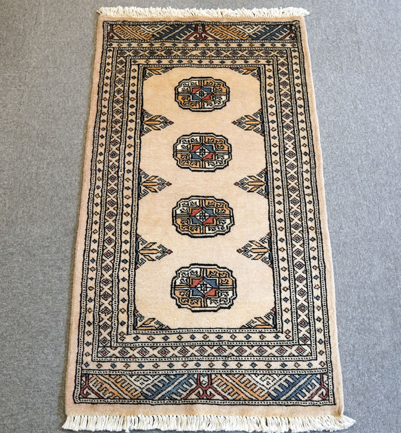 113×64cm【パキスタン手織り絨毯】 トルクメン ボハララグ 手織り絨毯 オールドキリム トルコ 手織り ヴィンテージ ラグ 99x70cm YWU1705446290(13000円)