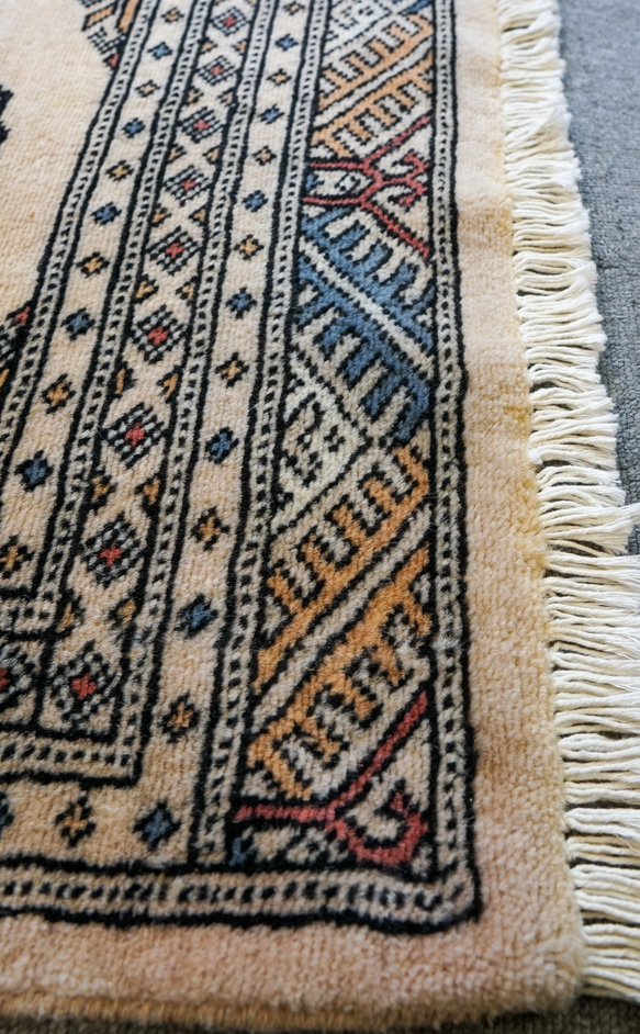 113×64cm【パキスタン手織り絨毯】 トルクメン ボハララグ 手織り絨毯 オールドキリム トルコ 手織り ヴィンテージ ラグ 99x70cm YWU1705446290(13000円)