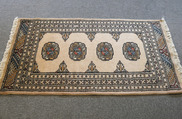 113×64cm【パキスタン手織り絨毯】 トルクメン ボハララグ 手織り絨毯 オールドキリム トルコ 手織り ヴィンテージ ラグ 99x70cm YWU1705446290(13000円)