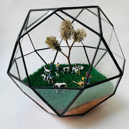 多面体ステンドグラス キャンドルホルダー・ショーケース その他