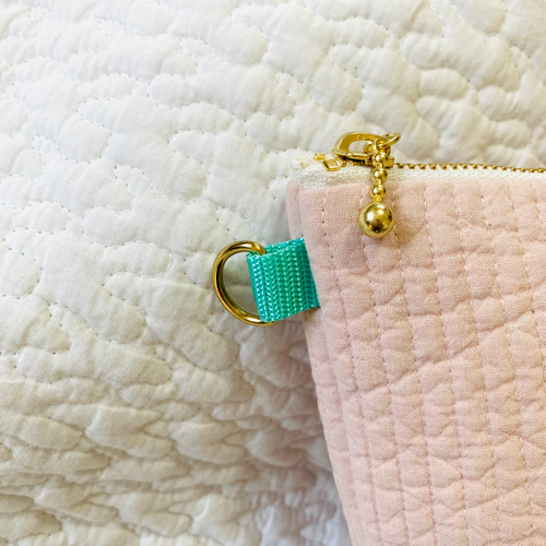 専用ページ【名入れ刺繍可】刺繍ヌビの保冷巾着 マルチポーチ