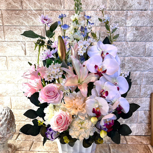 光触媒 人工観葉植物 ウォールグリーン フェイクグリーン お供え花 仏