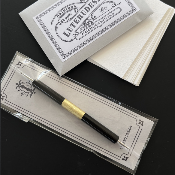 エンボスペンとカード20枚セット 2枚目の画像