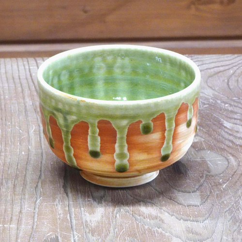 ◇緑釉の抹茶茶碗◇ 茶碗・めし碗 森嶌技巧（m-gikou） 通販 17697540