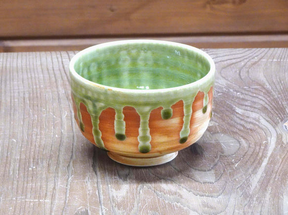 【メーカー公式ショップ】 ◇緑釉の抹茶茶碗◇ 茶碗・めし碗 森嶌技巧（m-gikou） 通販 工芸品