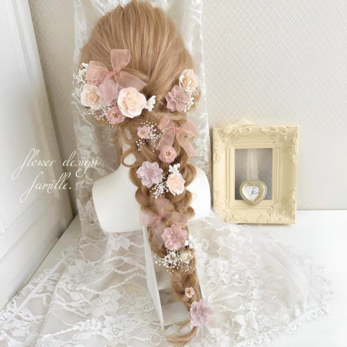 リボン&フラワー♡ヘアピン♡髪飾り♡ f20a78e0153f9daa398f644feb36a8
