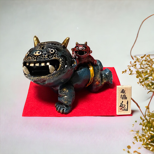 鬼　お着物　親子セット 鬼お着物親子セット