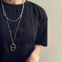 ーアンカーモチーフネックレスー　サージカルステンレス　アンカーチェーン　チェーンネックレス 16枚目の画像