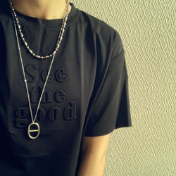 ーアンカーモチーフネックレスー　サージカルステンレス　アンカーチェーン　チェーンネックレス 15枚目の画像