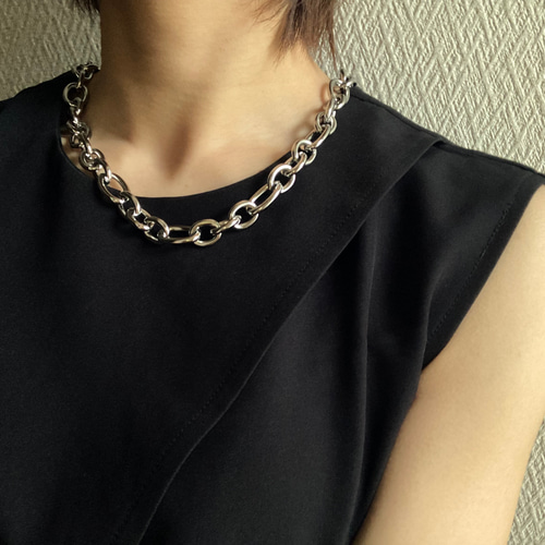 サルバム sulvam ブレスレット　ネックレスセット売り ーボリュームチェーンネックレスー サージカルステンレス