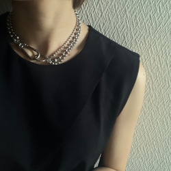 ーKarabiner ボールチェーンネックレスー　ボールチェーン　ボールチェーンネックレス　サージカルステンレス 13枚目の画像