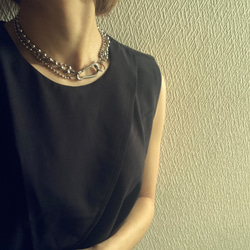 ーKarabiner ボールチェーンネックレスー　ボールチェーン　ボールチェーンネックレス　サージカルステンレス 14枚目の画像