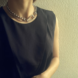 ーKarabiner ボールチェーンネックレスー　ボールチェーン　ボールチェーンネックレス　サージカルステンレス 15枚目の画像