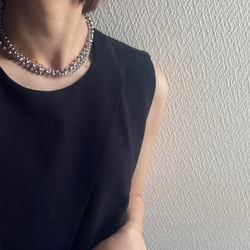 ーKarabiner ボールチェーンネックレスー　ボールチェーン　ボールチェーンネックレス　サージカルステンレス 8枚目の画像