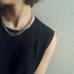 ーKarabiner ボールチェーンネックレスー　ボールチェーン　ボールチェーンネックレス　サージカルステンレス 16枚目の画像