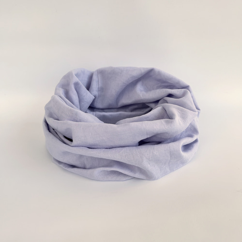 オーガニックコットンダブルガーゼのスヌード(ラベンダー) スヌード