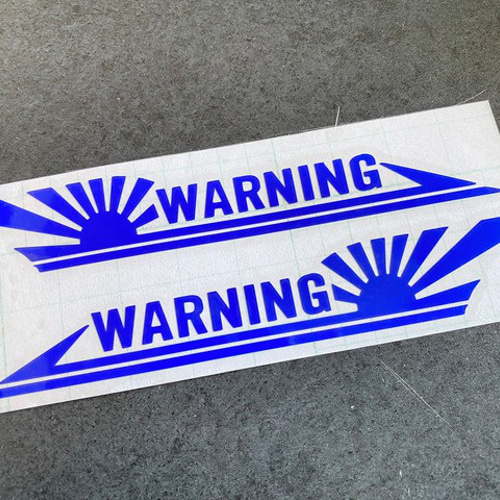 日章【 WARNINGA warning 】職人 旧車會 トラック デコトラ
