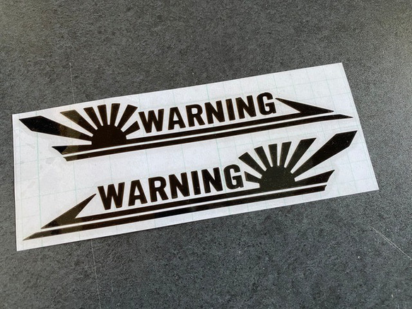 日章【 WARNINGA warning 】職人 旧車會 トラック デコトラ