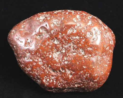 佐渡 赤玉石 63mm 磨き 原石 132g #31883 天然石 榎本通商 通販