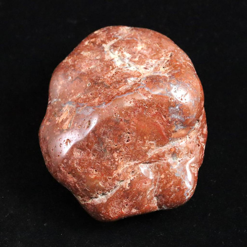 佐渡 赤玉石 65mm 磨き 原石 123g #25948 天然石 榎本通商 通販