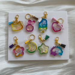 名入れ無料【オーダー】レジンキーホルダー キーホルダー candy 通販