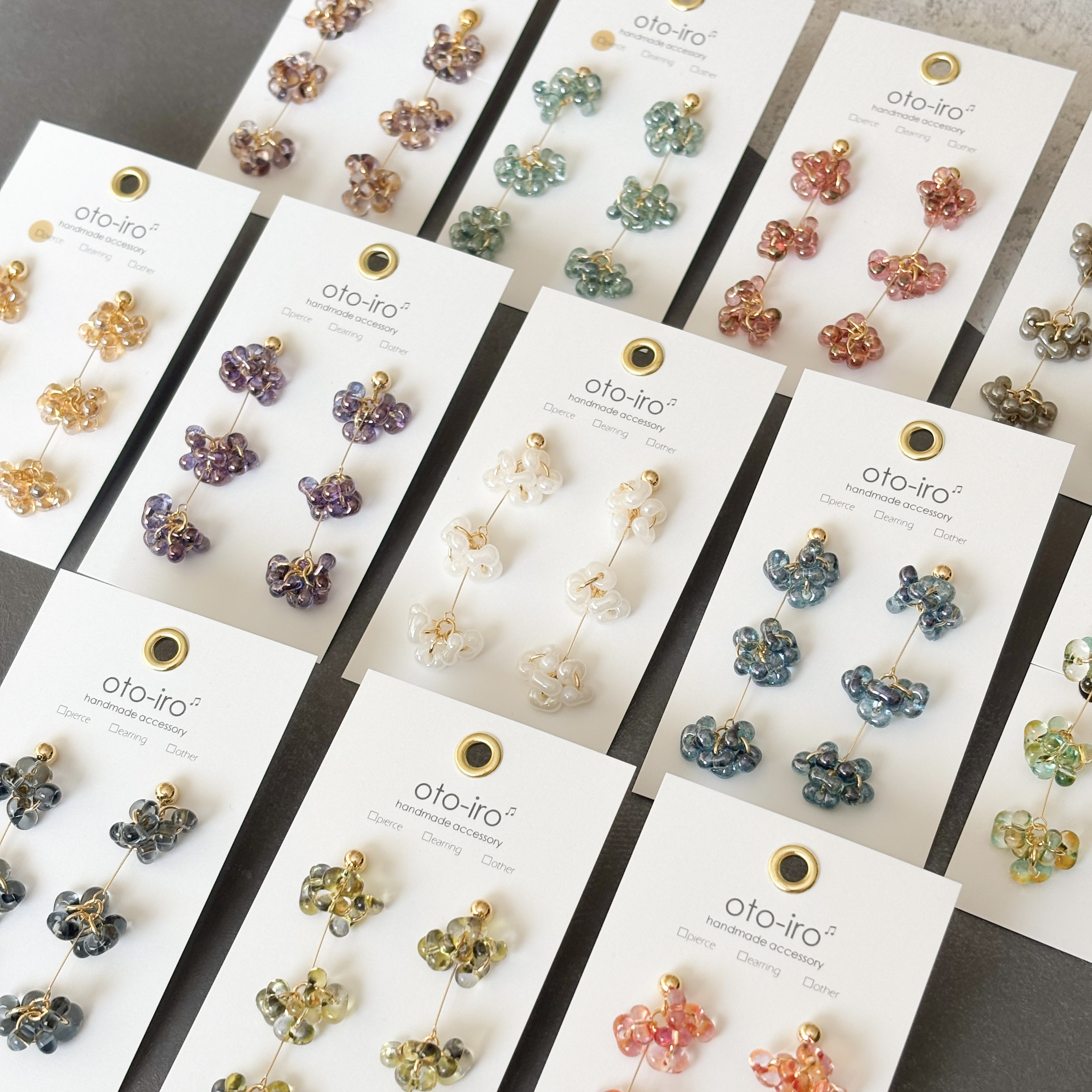 ✨一歩ずつ✨　　イヤリング価格となっております 1月誕生石のアクセサリー K10YG シトリン 六角形フックピアス 11