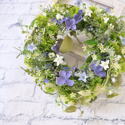 ☆月ぽんページ☆バラとブドウの葡萄のチャーム入豪華特大リース♪♪☆* ☆月ぽんページ☆バラとブドウの葡萄のチャーム入豪華特大リース