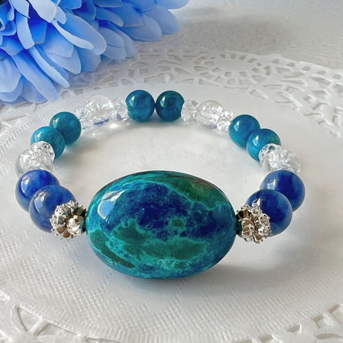 クリソコラ オーバル デザインブレスレット】‪‪❤︎‬送料無料‬‬‬‬  