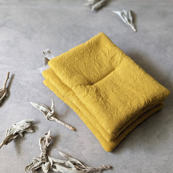 【鍋つかみ・ポットマット／梔子くちなし】　おうち時間・おうちカフェ　 3枚目の画像