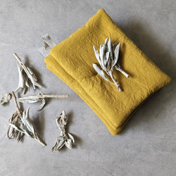 【鍋つかみ・ポットマット／梔子くちなし】　おうち時間・おうちカフェ　 5枚目の画像