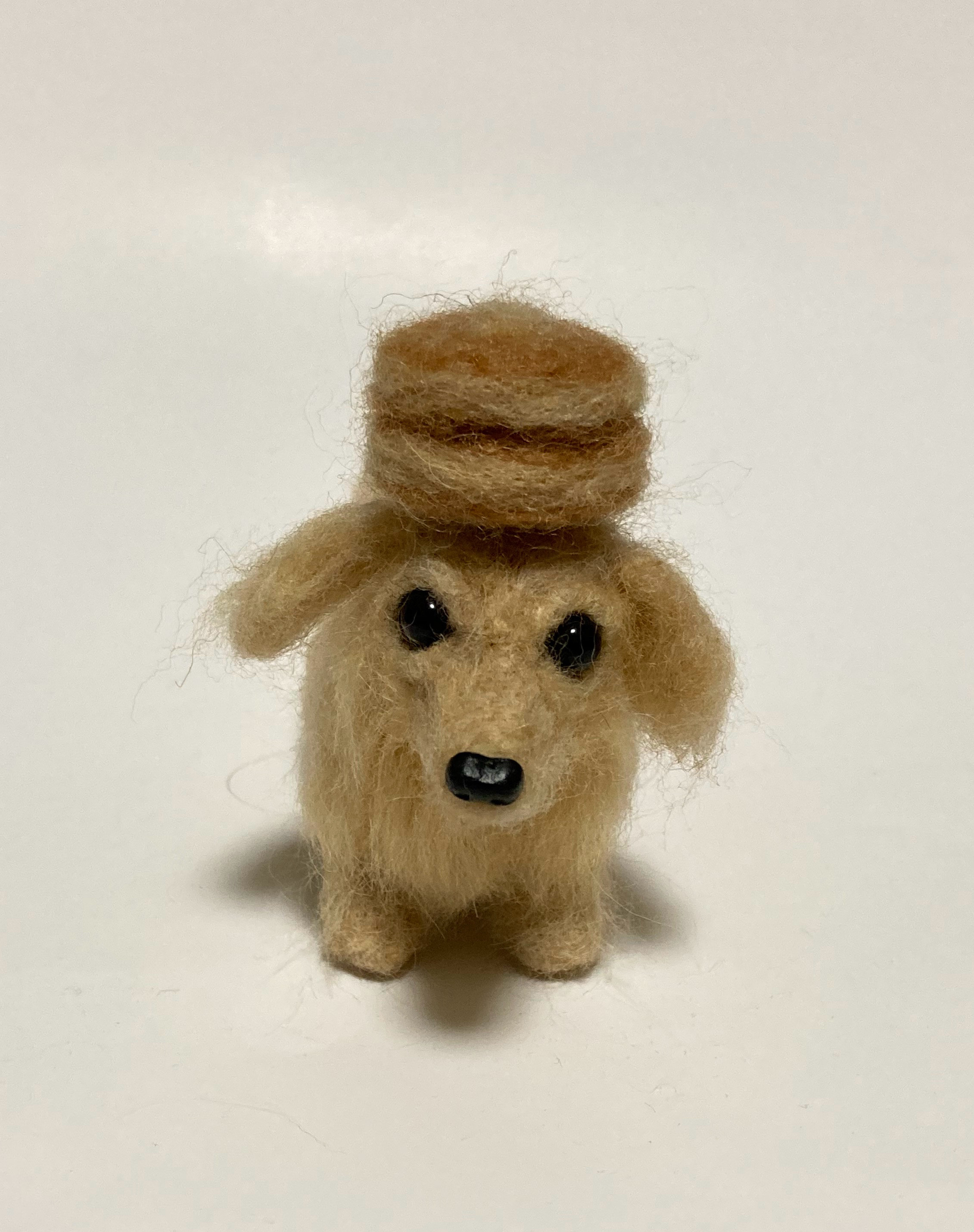 羊毛フェルト　ミニチュアダックス　おすわりBIGサイズ 羊毛フェルト ミニチュアダックス おすわりBIGサイズ Yahoo