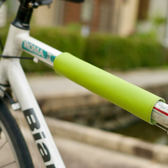 本体ヌメ革 レザー 自転車 トップチューブカバーフレームカクロス ロード BMX 本体ヌメ革 レザー 自転車 トップチューブカバーフレームカ