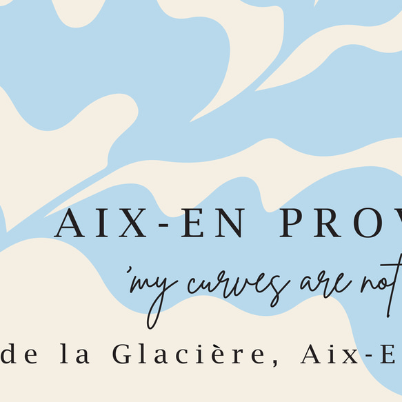 アートポスター モダン抽象画 マティスインスパイア ブルートーン 海外アート 5431 6枚目の画像