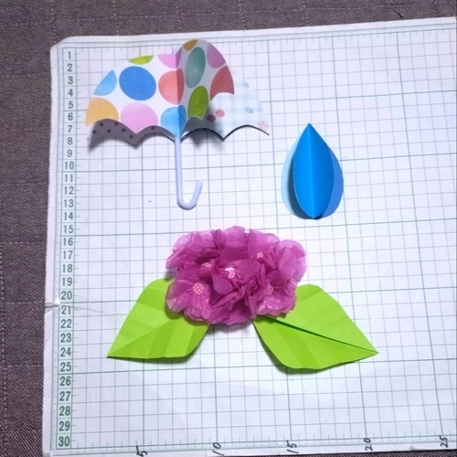 ☆再販☆梅雨・傘・紫陽花・ガーランド・6月・壁面飾り・☆保育園