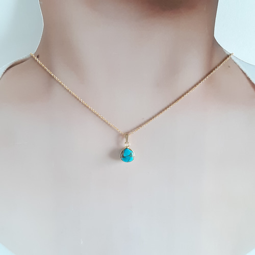 ＊ティグルブロカンテ＊ビッグターコイズ❣️ネックレス ティグルブロカンテ＊ビッグターコイズ❣️ネックレス ティ