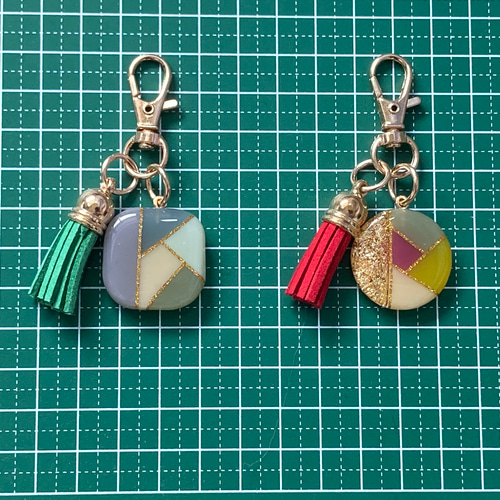レジン ハンドメイド 幾何学模様 カラフル 多色 ゴールド シルバー