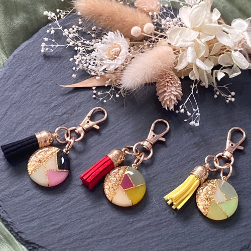 レジン ハンドメイド 幾何学模様 カラフル 多色 ゴールド シルバー