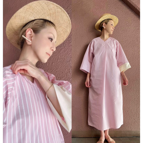 RATA❤️長さ選べる❤️春夏ゆったりスモッグワンピース