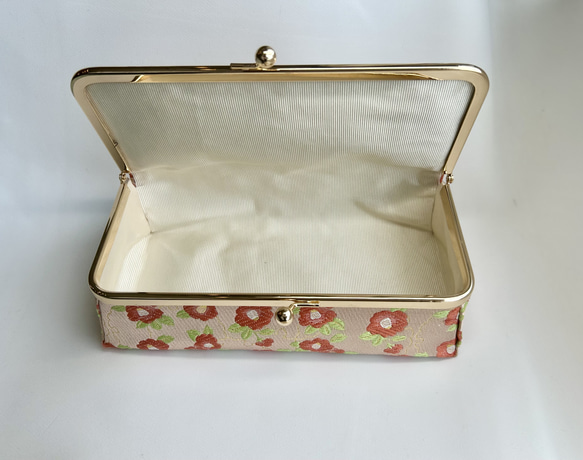 和柄小物入れ（がま口） 2枚目の画像