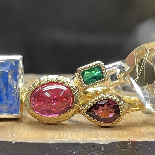 ピンクトルマリン ペアシェイプカット 0.6ct シルバーSV925