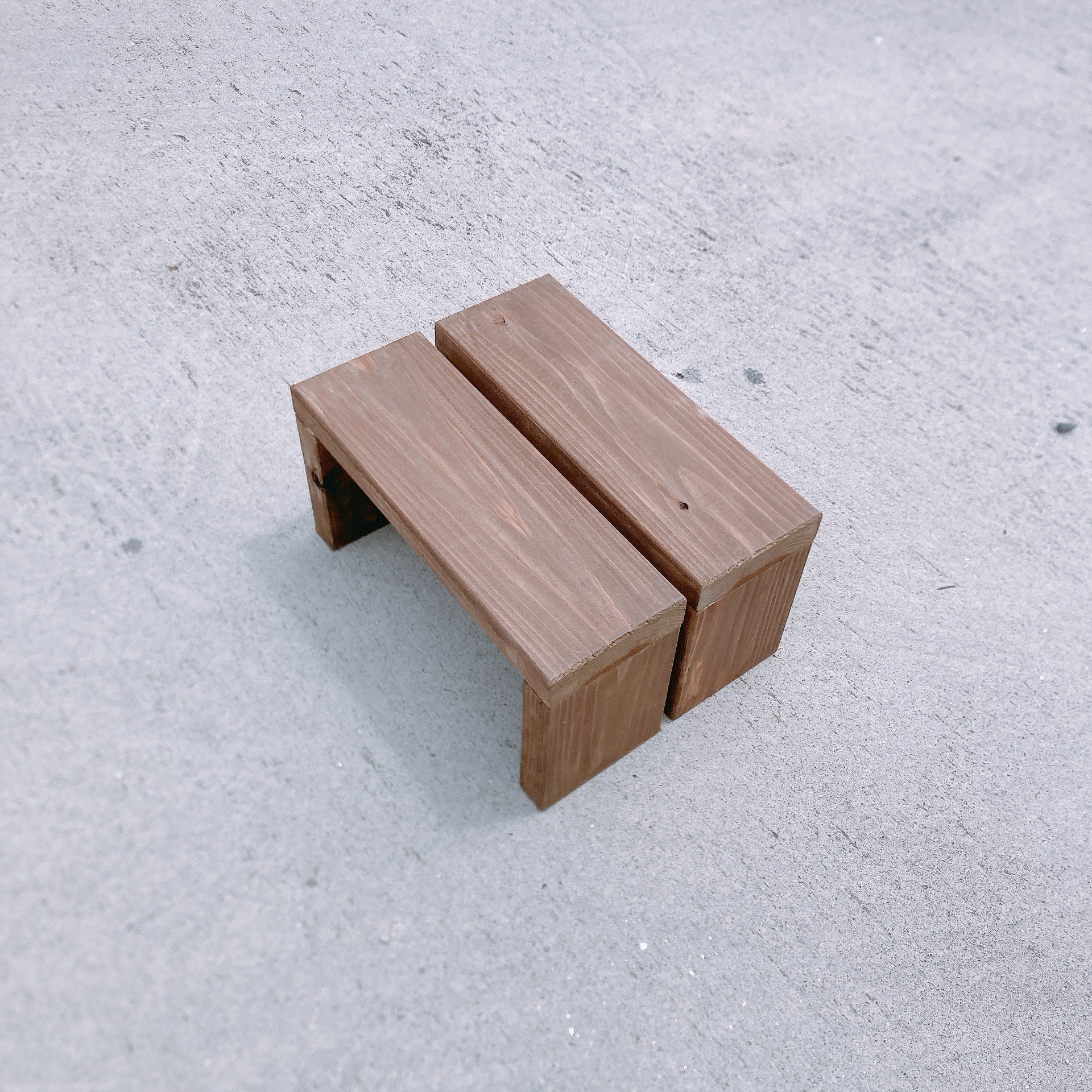 リンキタ木製三脚（ウォールナット）